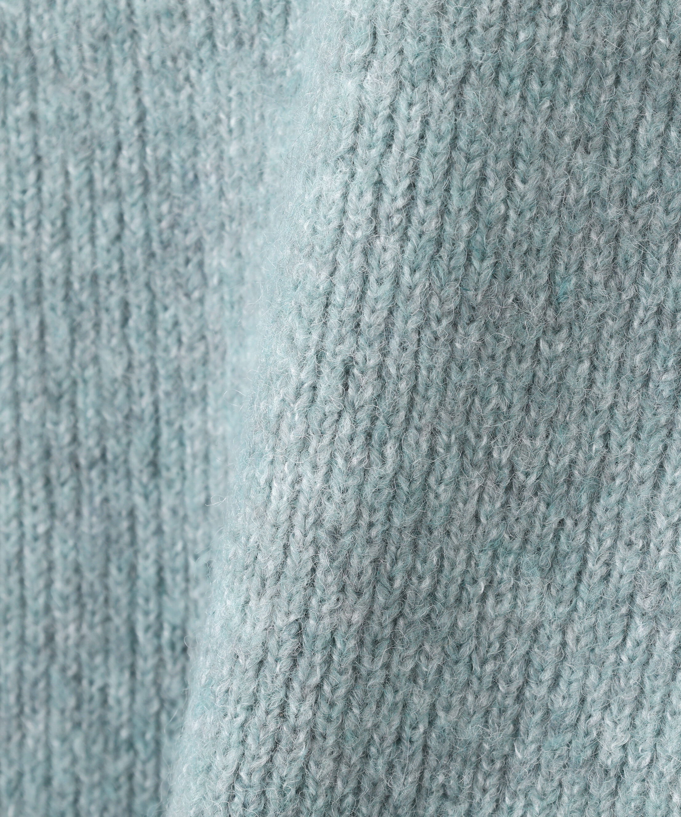  「杢ストレッチ総針配色ステッチニット」|ニット・セーター|