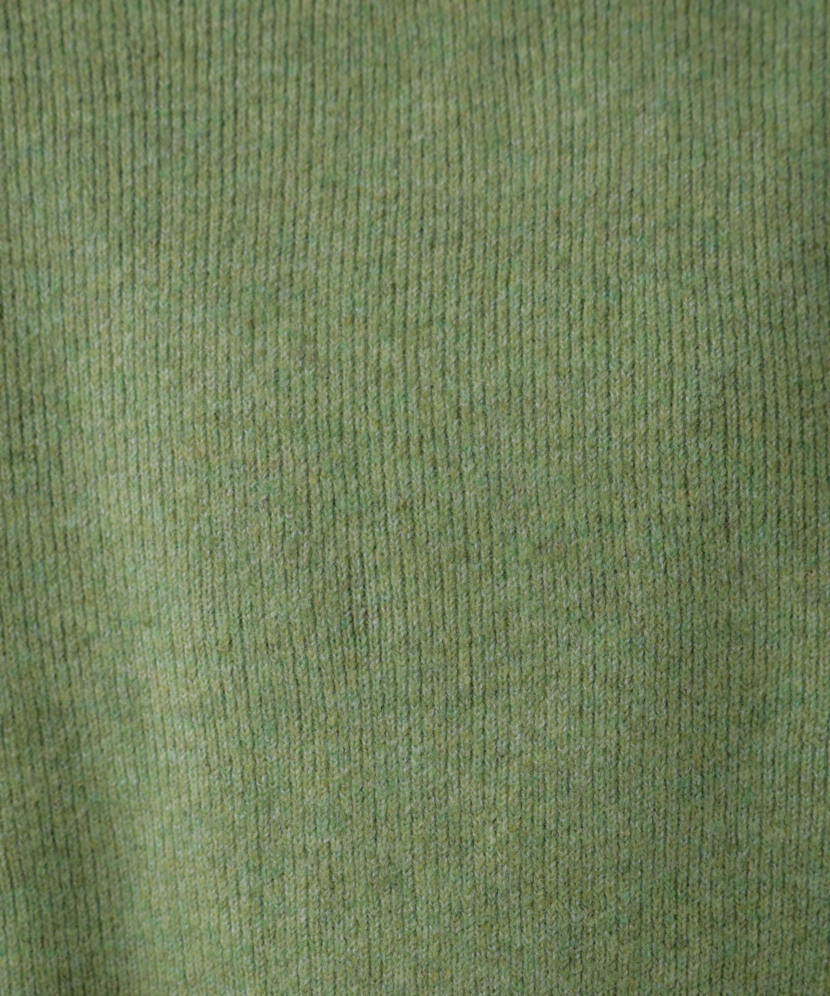  「杢ストレッチ総針配色ステッチニット」|ニット・セーター|