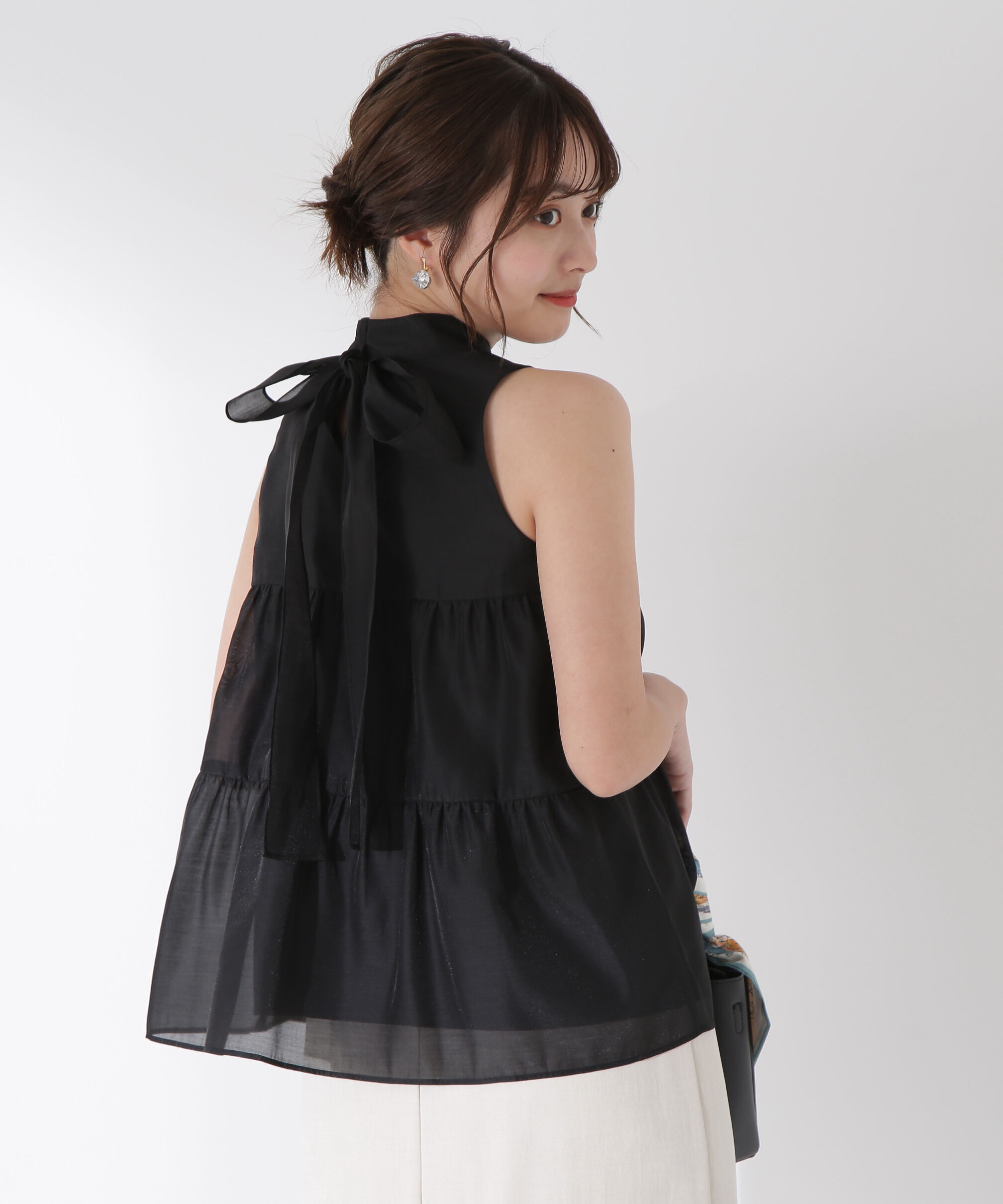 PROPORTION BODY DRESSING「ティアードボウタイブラウス」|シャツ・ブラウス|