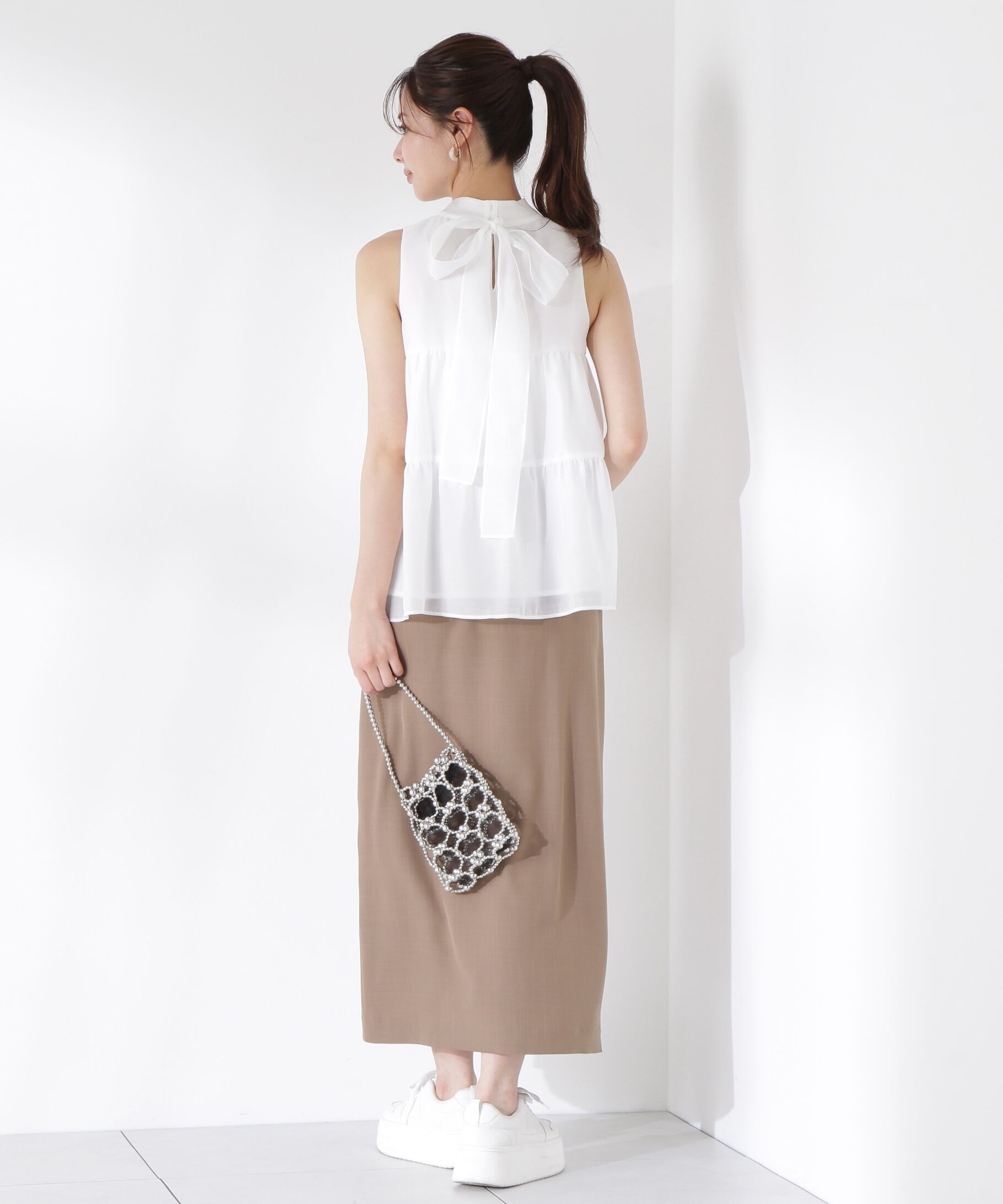 PROPORTION BODY DRESSING「ティアードボウタイブラウス」|シャツ・ブラウス|