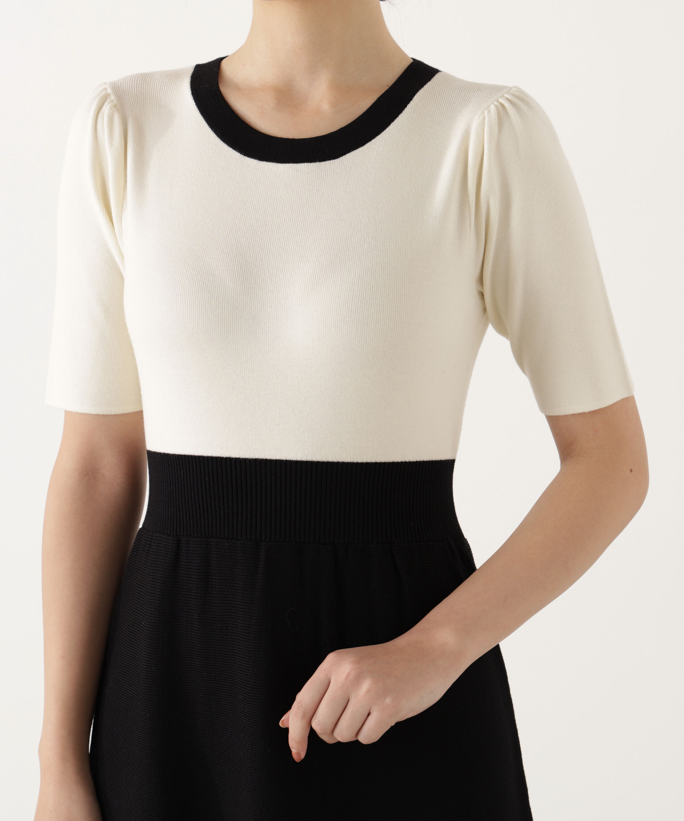 PROPORTION BODY DRESSING「バイカラーカーデセットアップ」|ワンピース|