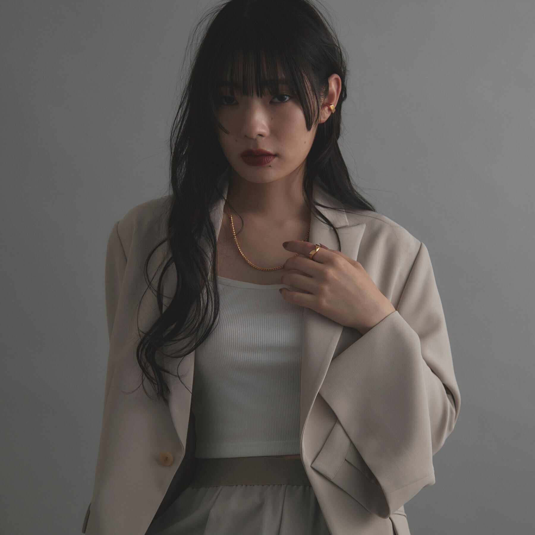 COCOSHNIK ONKITSCH「シルバー ペンタゴンイヤーカフ GP」|イヤーカフ|