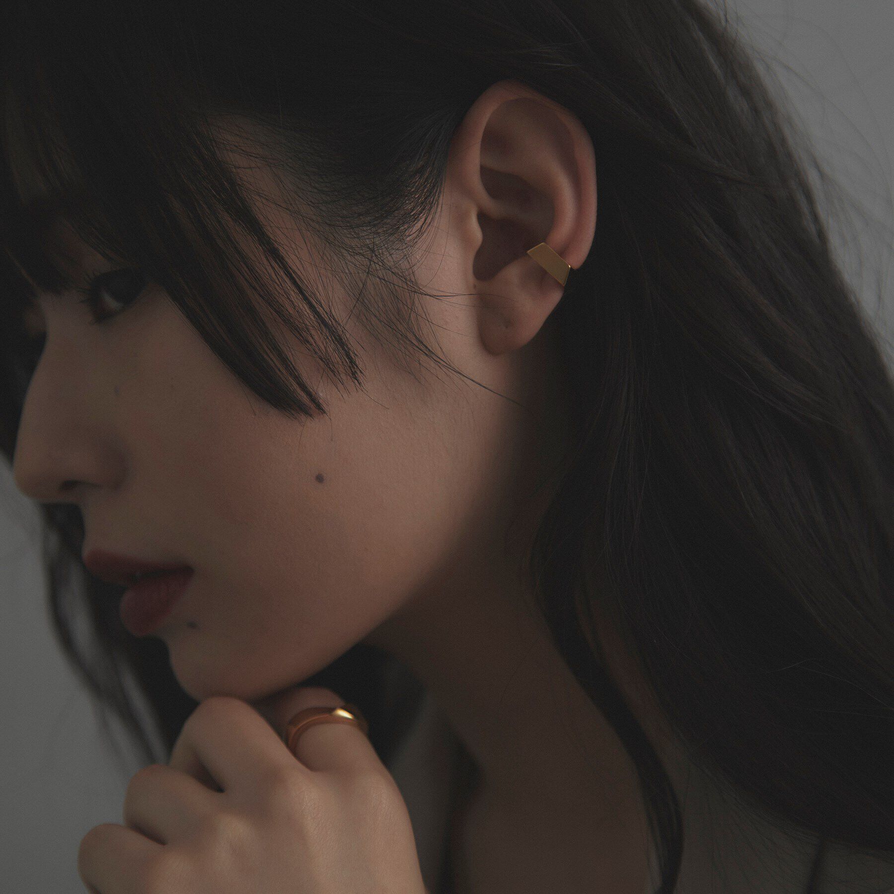 COCOSHNIK ONKITSCH「シルバー ペンタゴンイヤーカフ GP」|イヤーカフ|