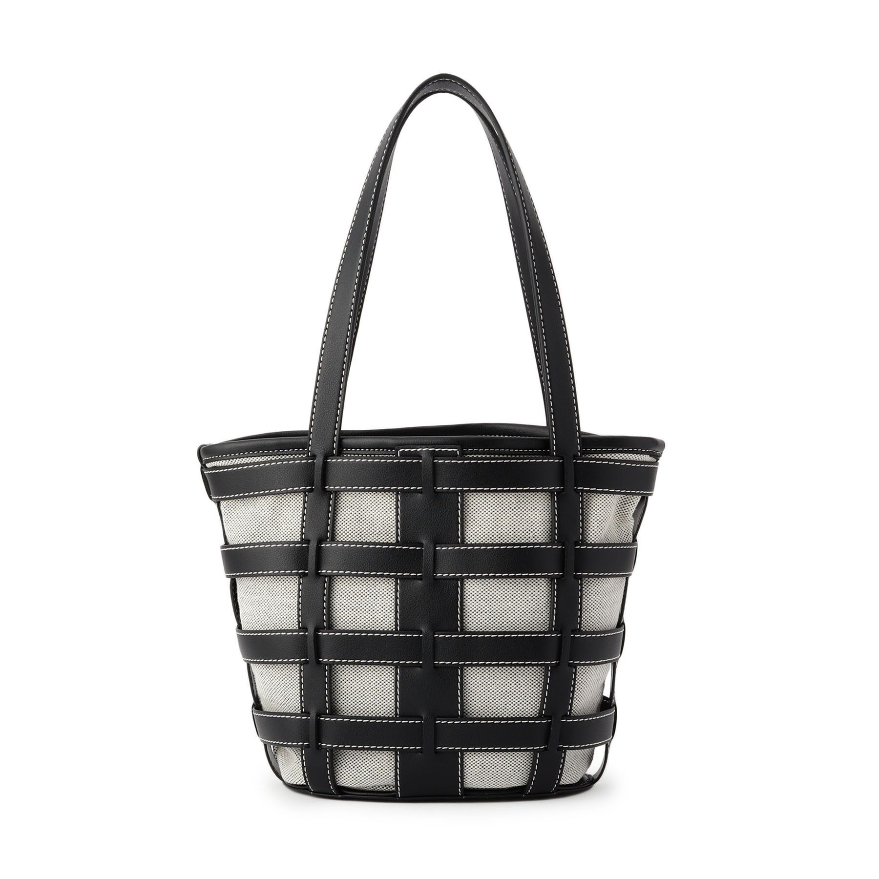 SHOO･LA･RUE「格子レイヤードトートバッグ」|トートバッグ|