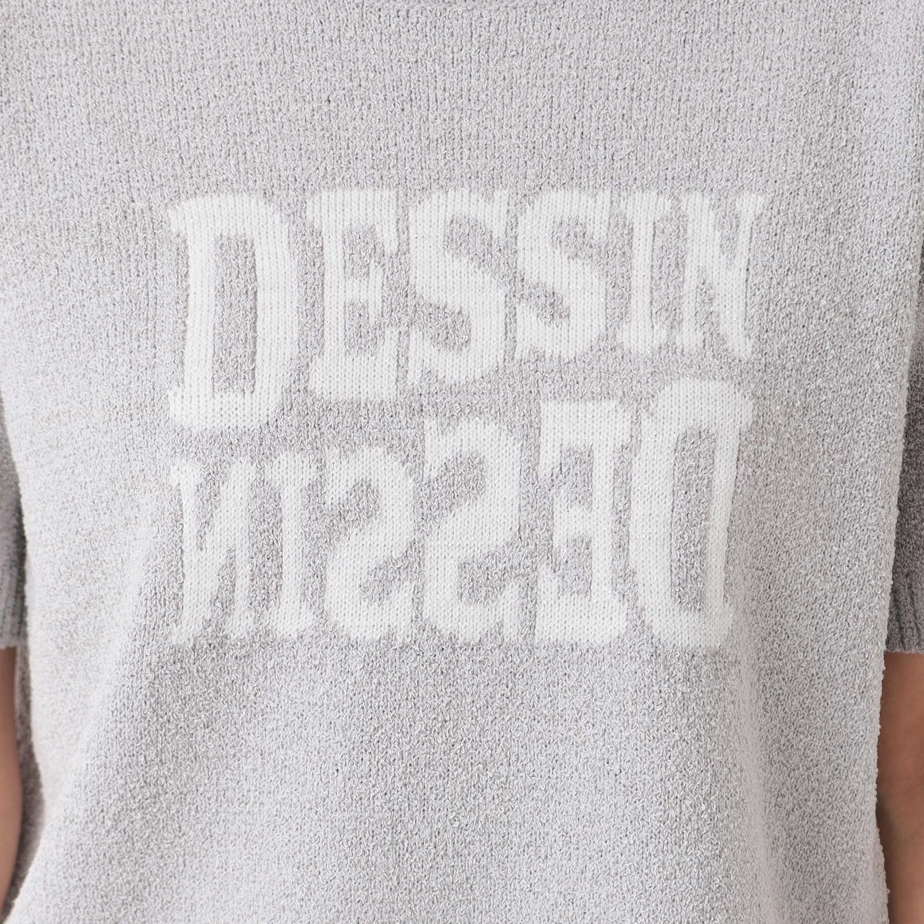 Dessin「【洗える】ロゴジャカード半袖ニット（S～L）」|ニット・セーター|