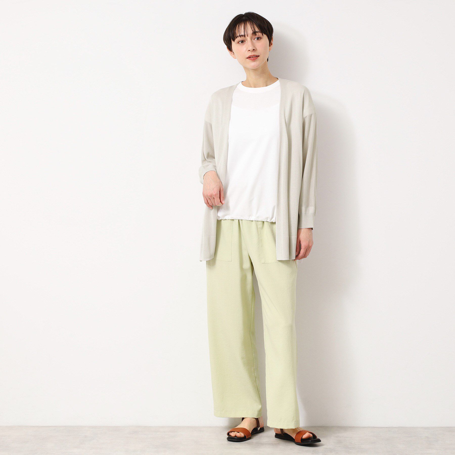 Dessin「【接触冷感・洗える】ドルマンスリーブひんやりカーディガン（S～L）」|カーディガン|