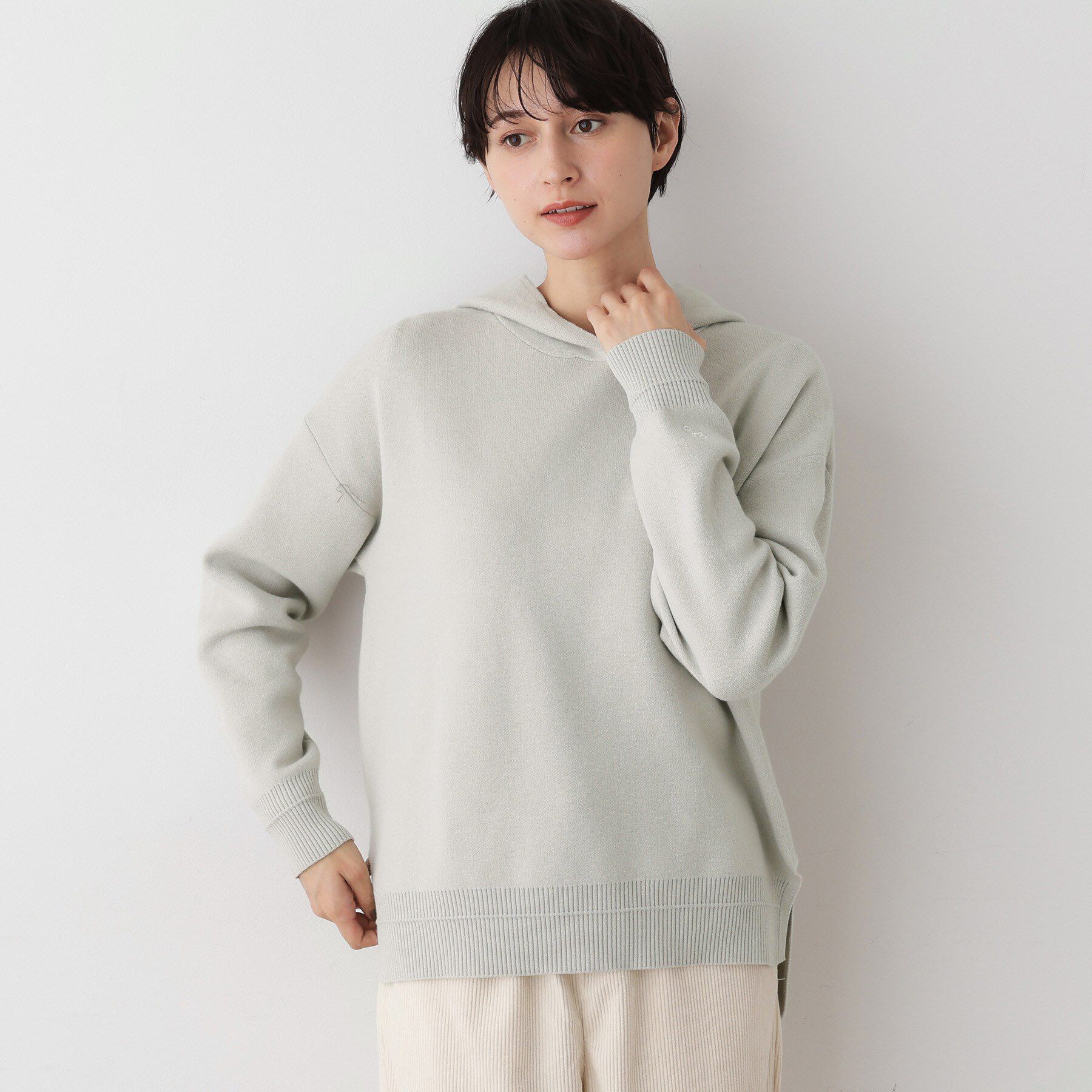 Dessin「【洗える／体型カバー】ちょうどいいニットパーカ」|ニット・セーター|