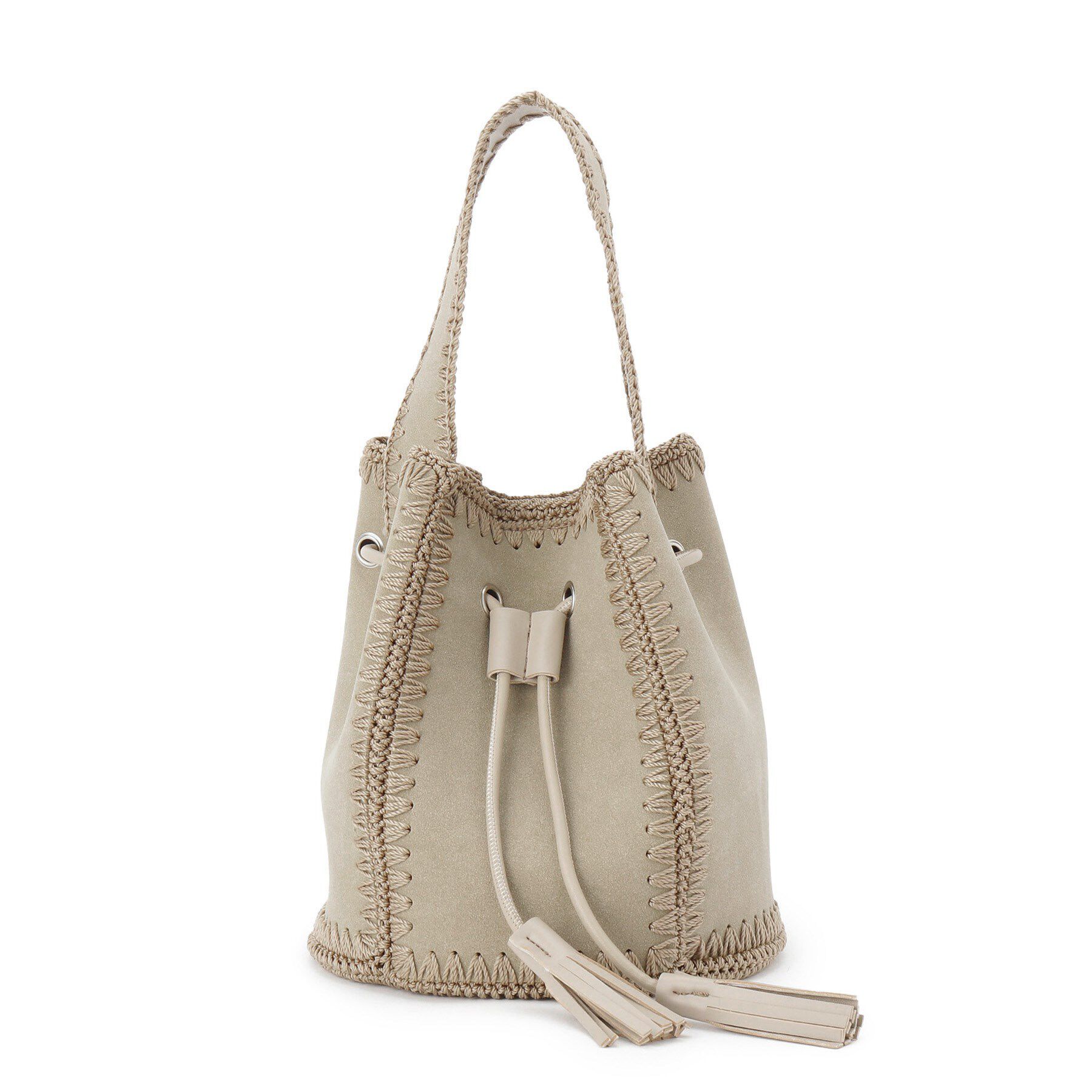 Dessin「かがりステッチ巾着バッグ」|ショルダー・メッセンジャー|