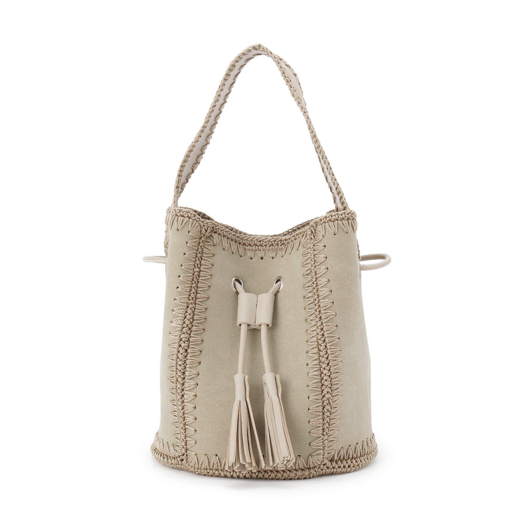 Dessin「かがりステッチ巾着バッグ」|ショルダー・メッセンジャー|