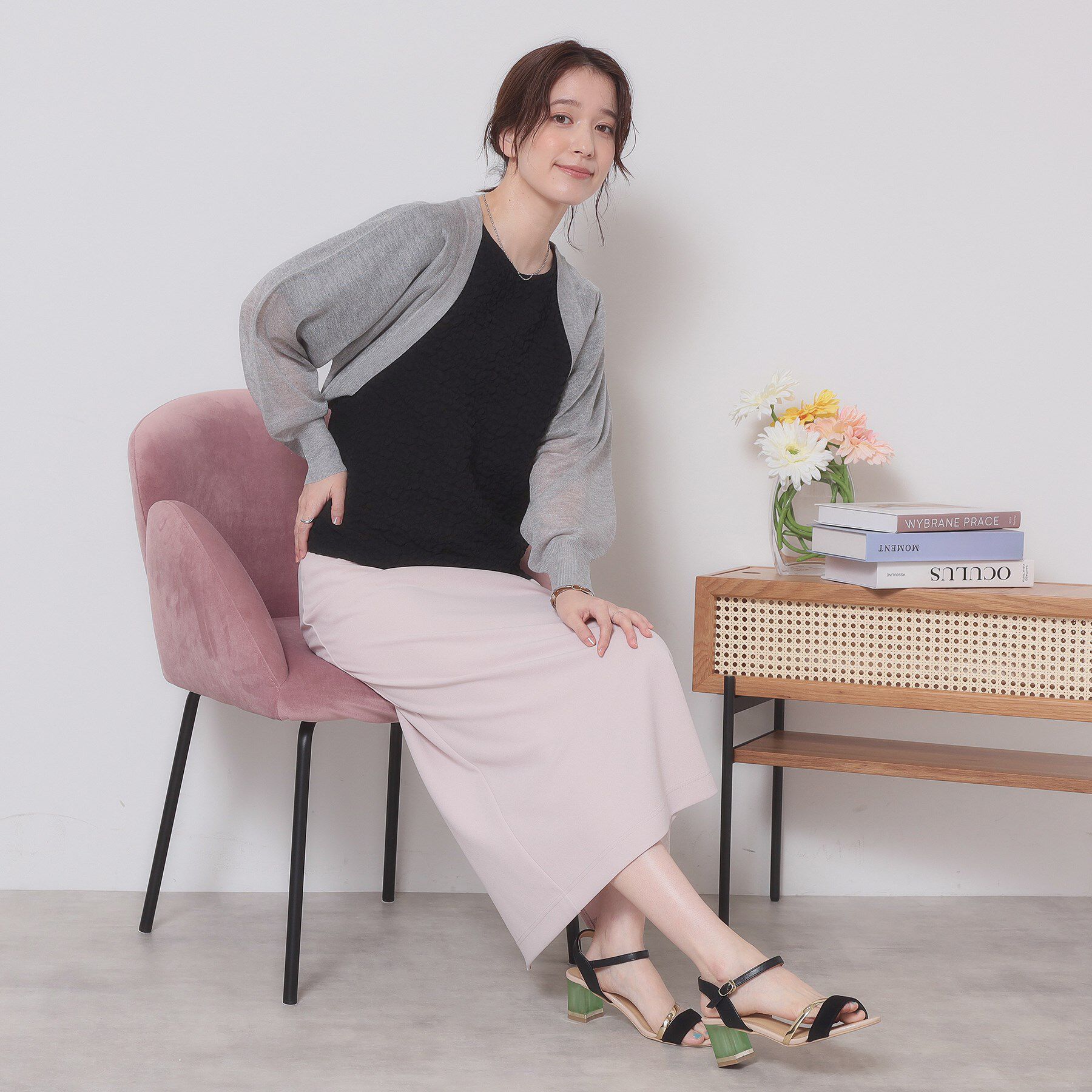 ITS&rsquo;DEMO「【定番人気／手洗い可】ラメボレロ」|カーディガン|