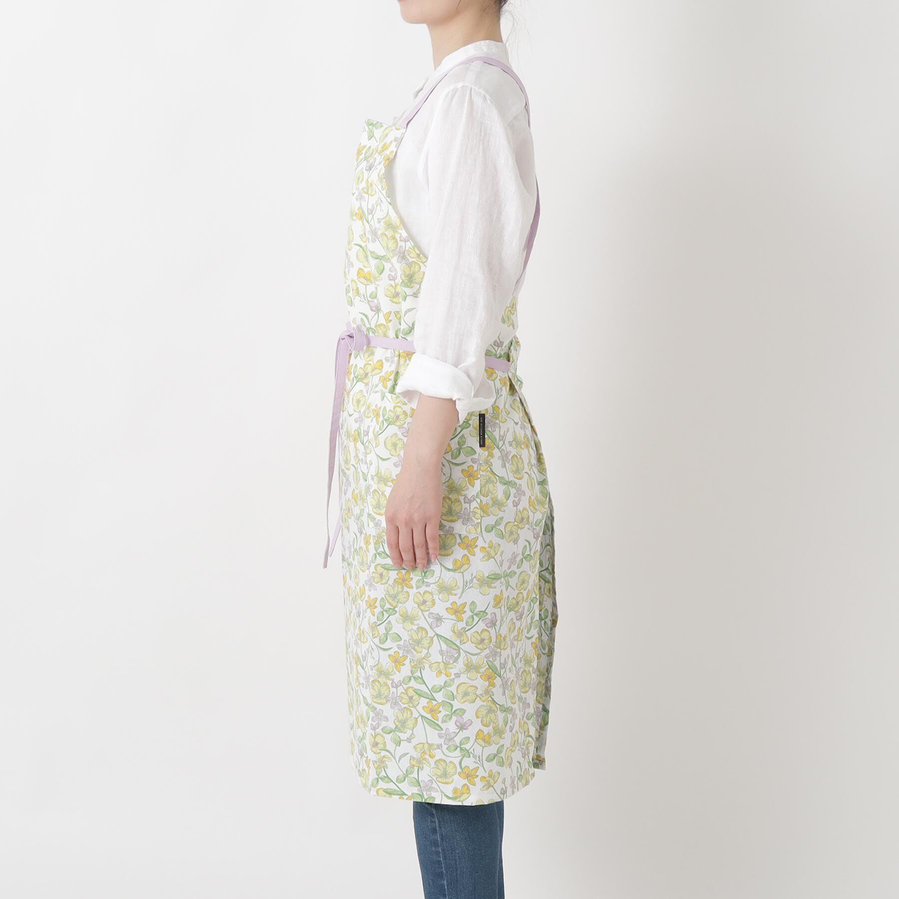 212 KITCHEN STORE「ポピープリントエプロン YE」|食器・キッチングッズ|