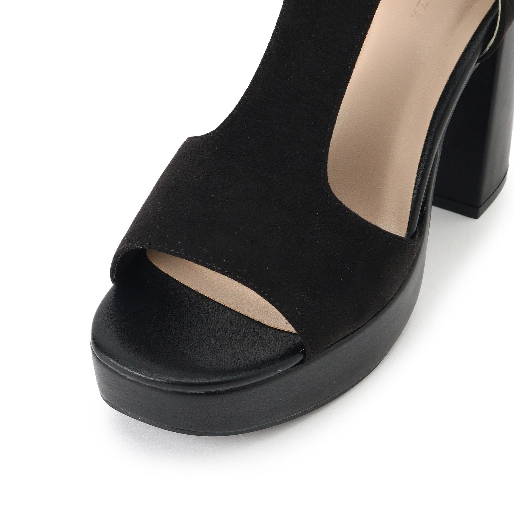 ESPERANZA「Tストラップスクエアサンダル」|サンダル|