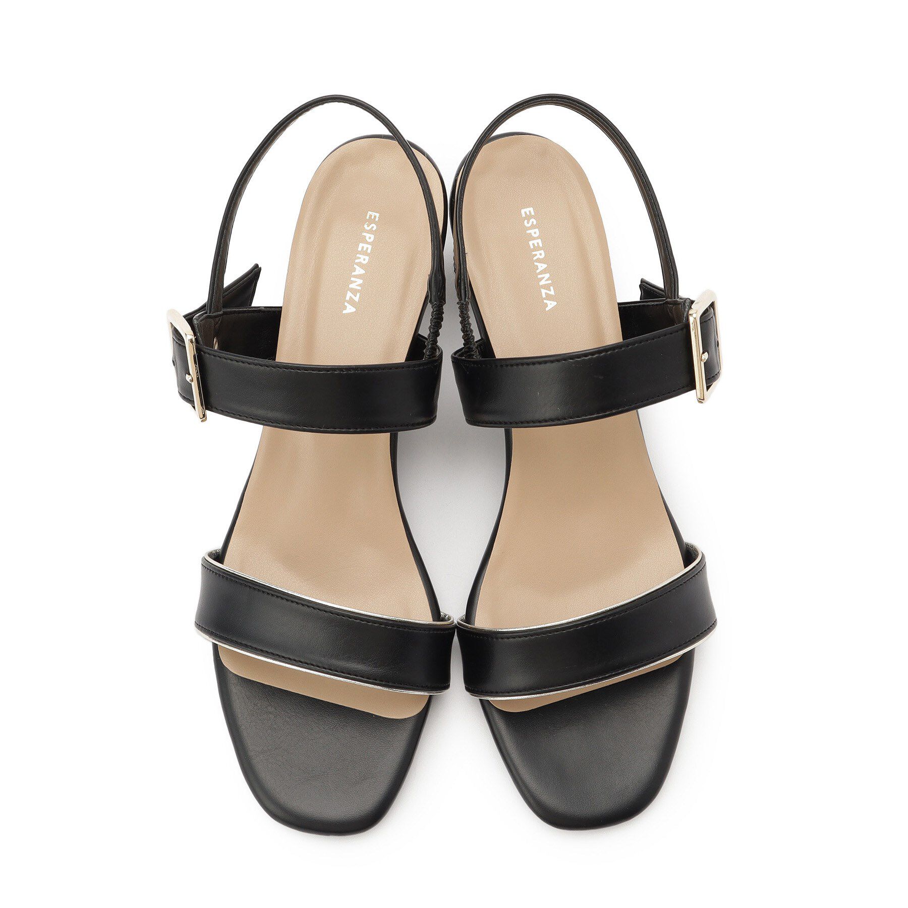 ESPERANZA「配色バックルベルトサンダル」|サンダル|