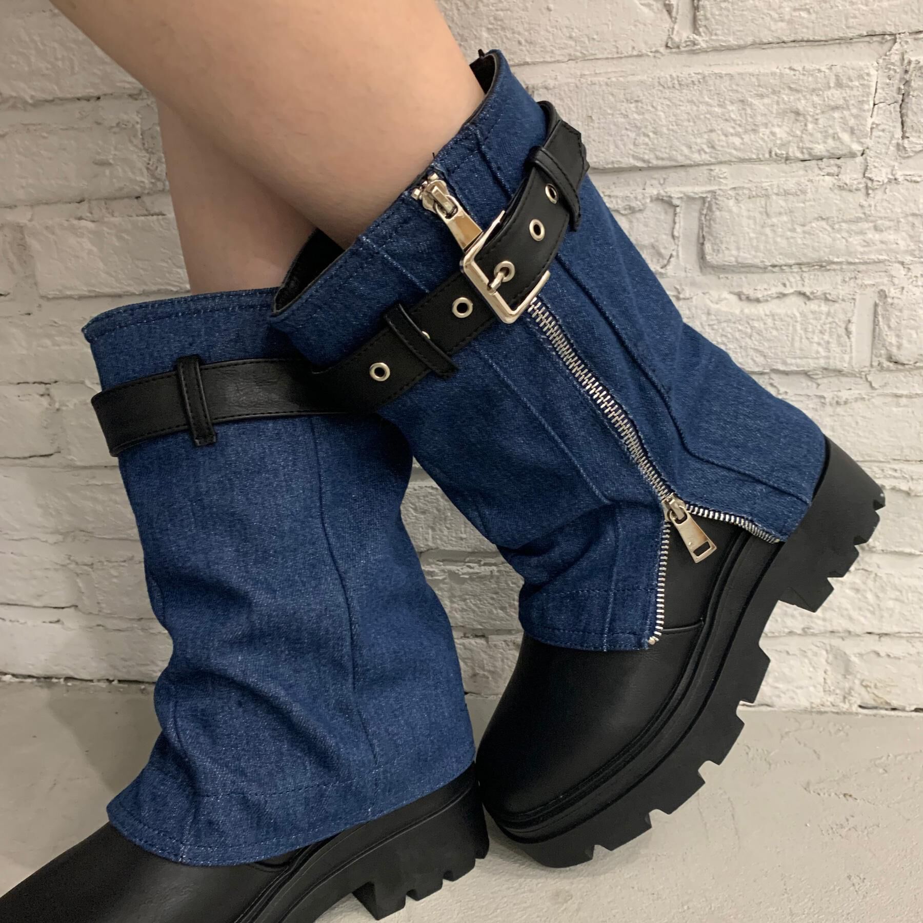 csT&P「ベルト付きカバーブーツ」|ショートブーツ|