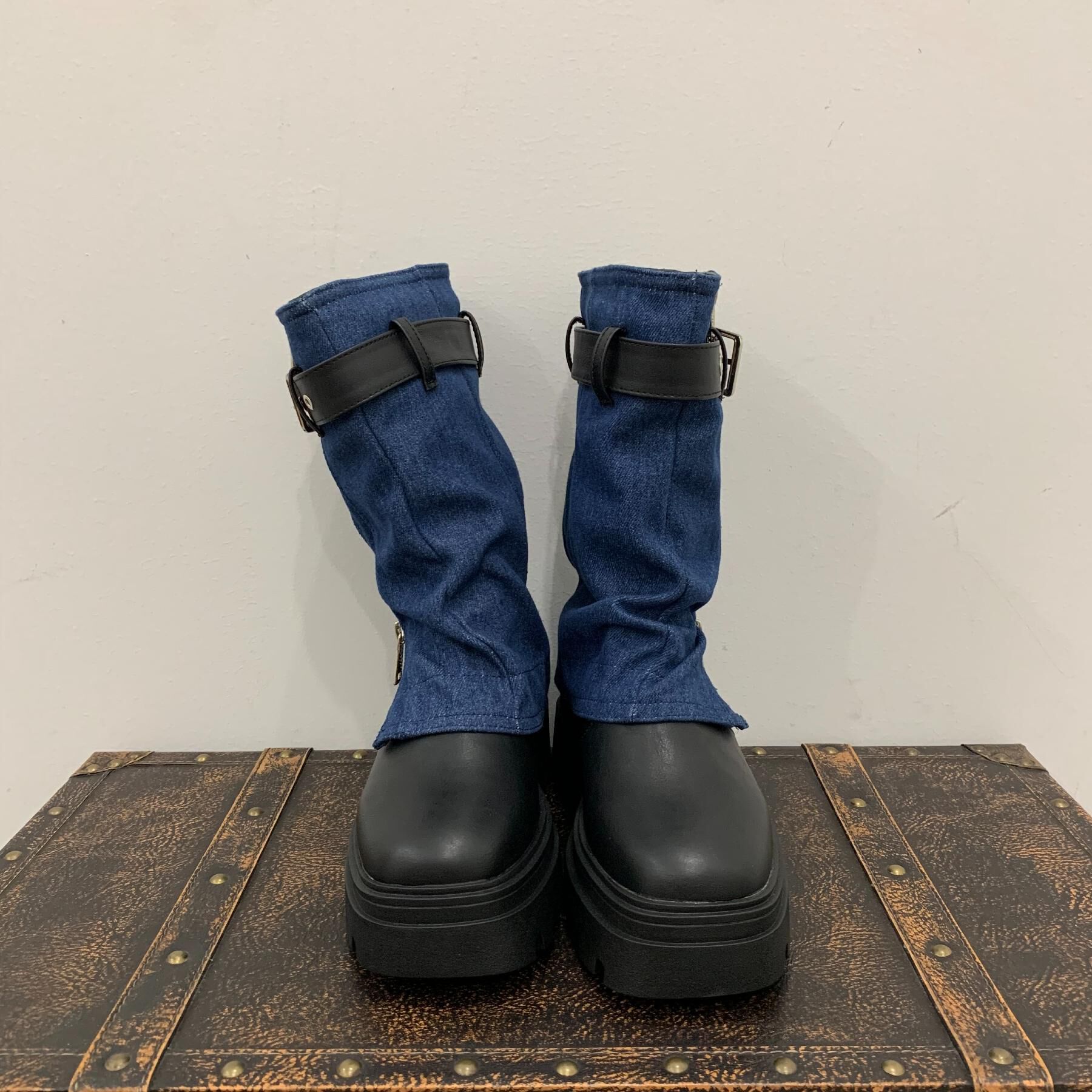 csT&P「ベルト付きカバーブーツ」|ショートブーツ|