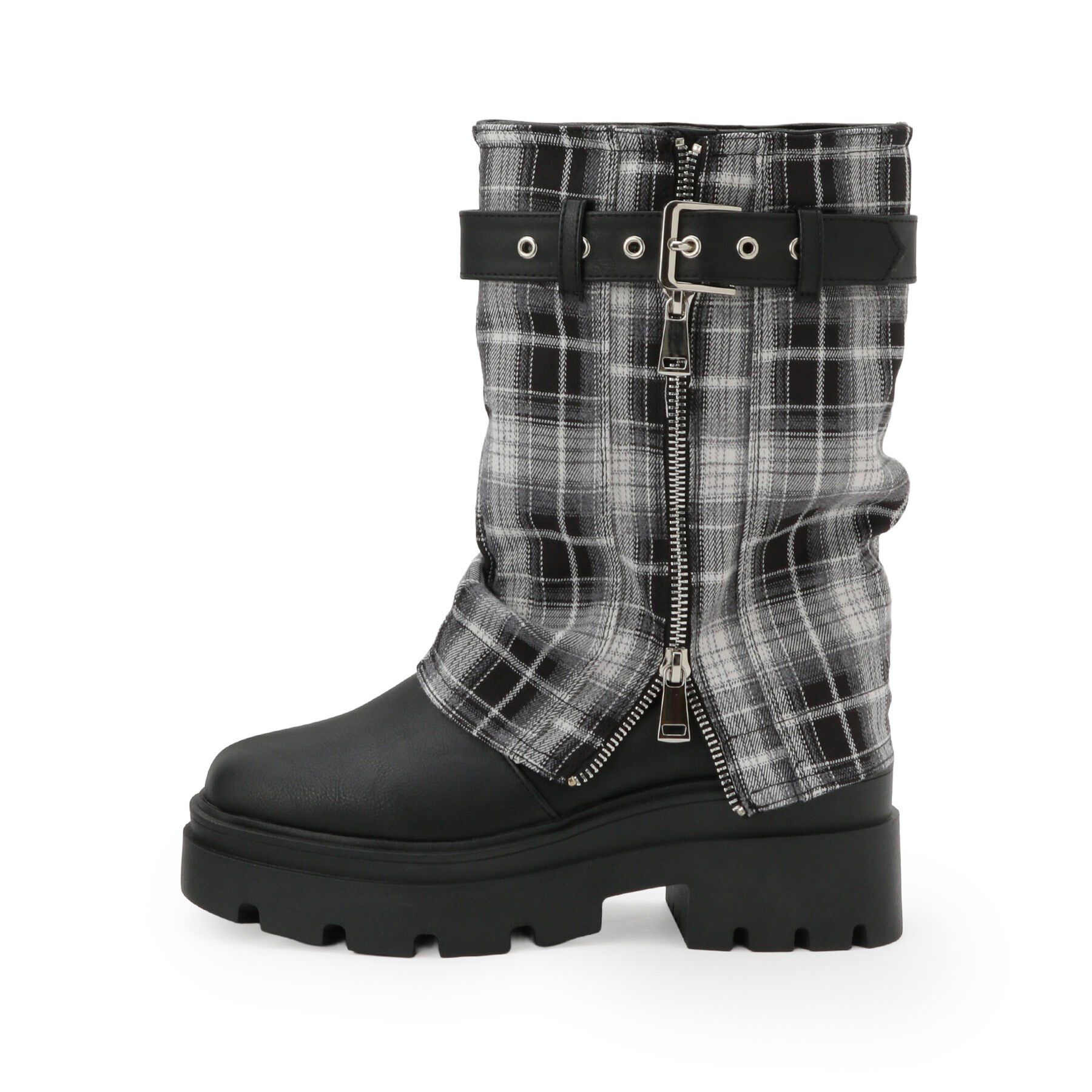 csT&P「ベルト付きカバーブーツ」|ショートブーツ|