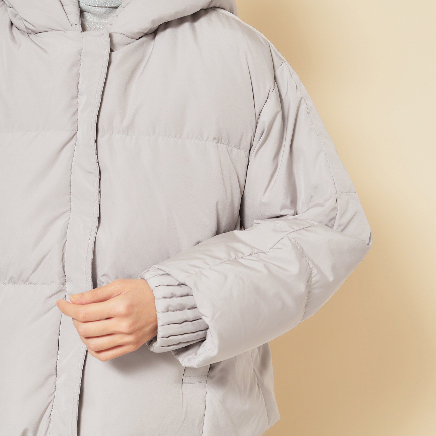 SunaUna「【プリーツレイヤードピュアダウン】」|ダウン|