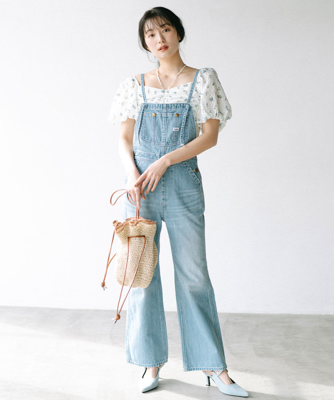 COCO DEAL「フラワープリントギャザーブラウス」|シャツ・ブラウス|