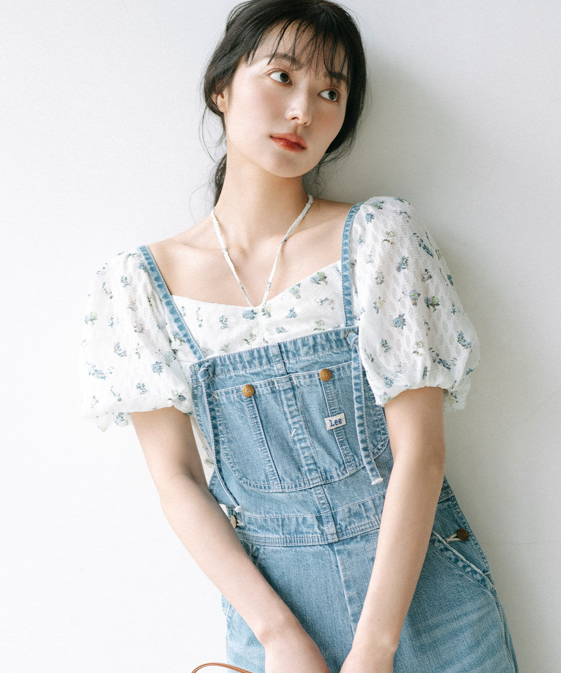 COCO DEAL「フラワープリントギャザーブラウス」|シャツ・ブラウス|