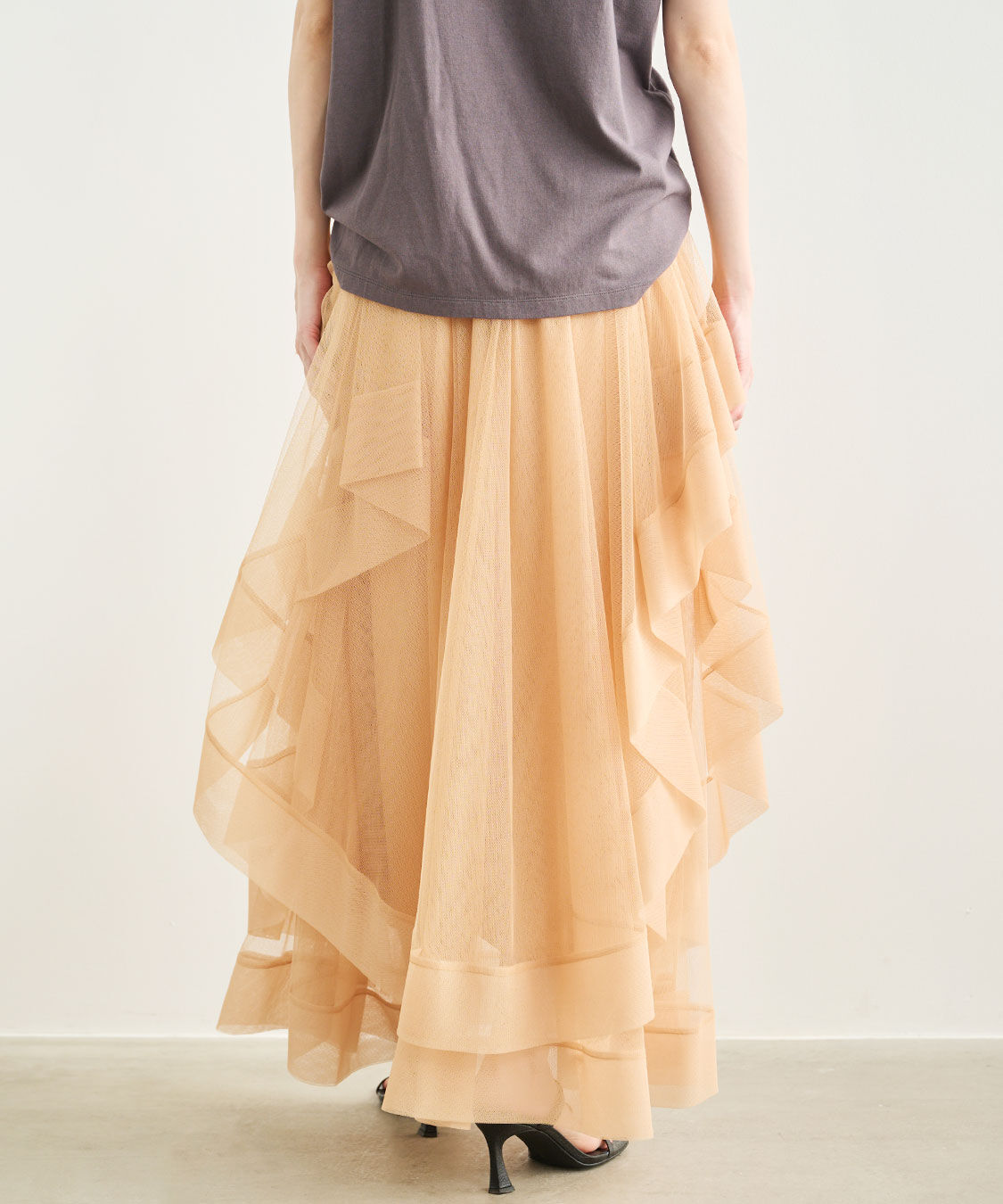 COCO DEAL「サークルフレアチュールスカート」|スカート|