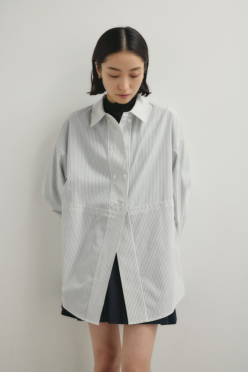 STYLEMIXER「カッティングレイヤードカフスシャツ」|シャツ・ブラウス|