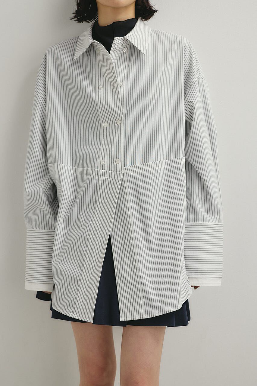 STYLEMIXER「カッティングレイヤードカフスシャツ」|シャツ・ブラウス|