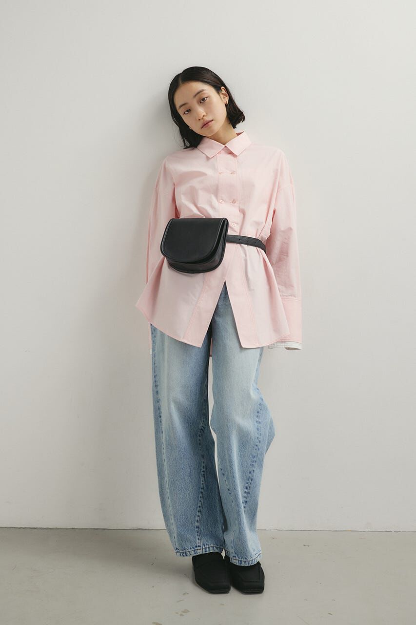 STYLEMIXER「カッティングレイヤードカフスシャツ」|シャツ・ブラウス|