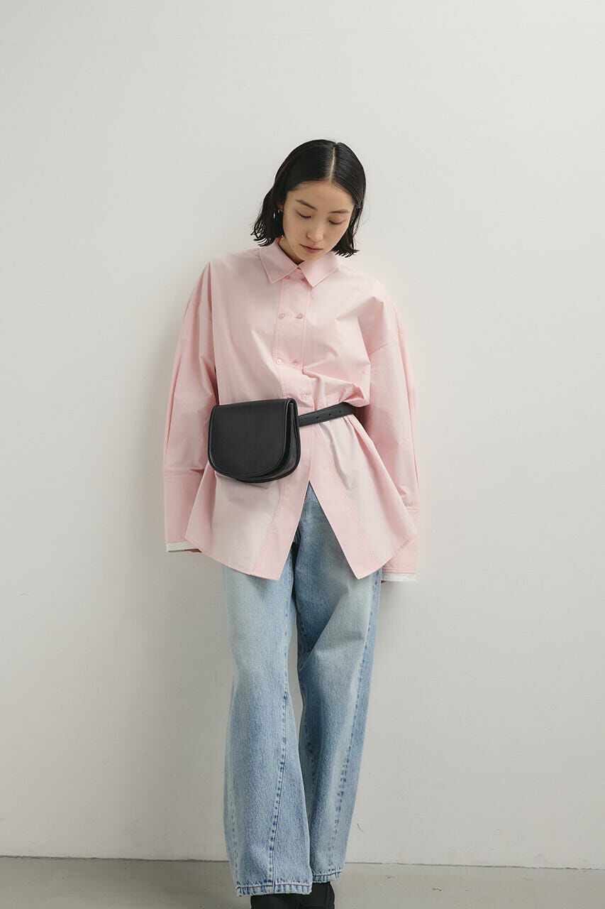 STYLEMIXER「カッティングレイヤードカフスシャツ」|シャツ・ブラウス|