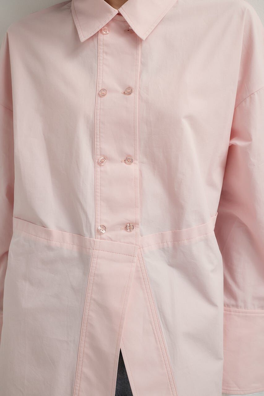 STYLEMIXER「カッティングレイヤードカフスシャツ」|シャツ・ブラウス|