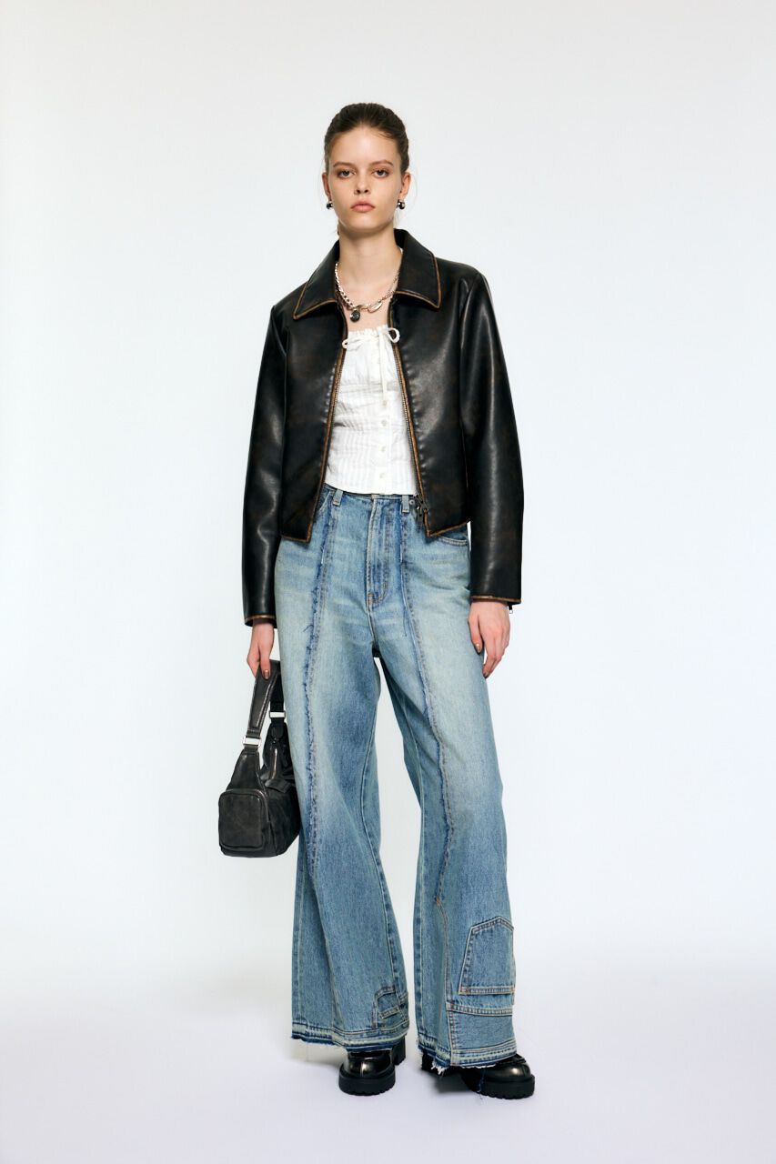 MOUSSY「FAUX LEATHER MINIMAL ジャケット」|その他|