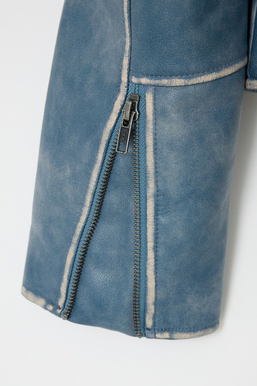 MOUSSY「FAUX LEATHER MINIMAL ジャケット」|その他|