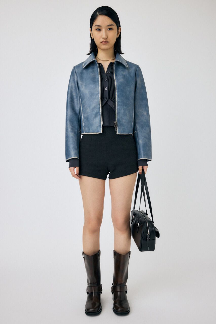 MOUSSY「FAUX LEATHER MINIMAL ジャケット」|その他|