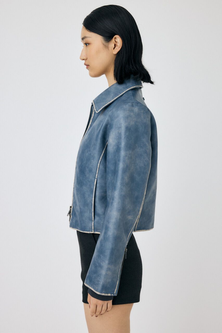 MOUSSY「FAUX LEATHER MINIMAL ジャケット」|その他|