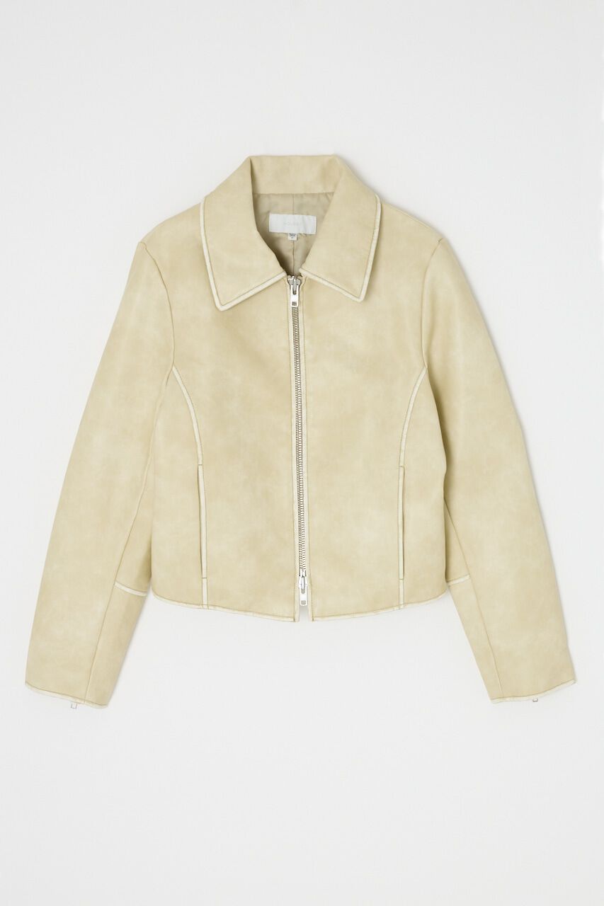 MOUSSY「FAUX LEATHER MINIMAL ジャケット」|その他|