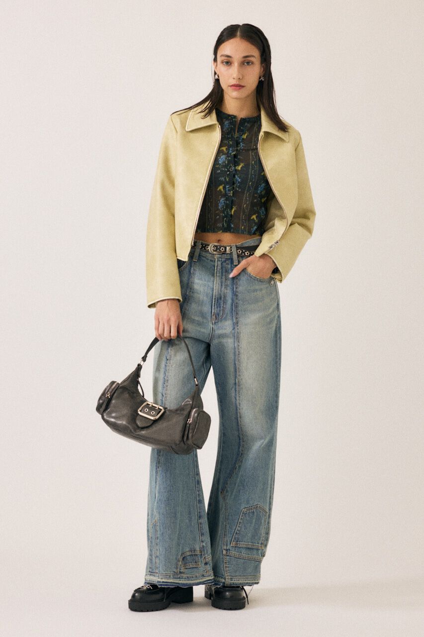 MOUSSY「FAUX LEATHER MINIMAL ジャケット」|その他|