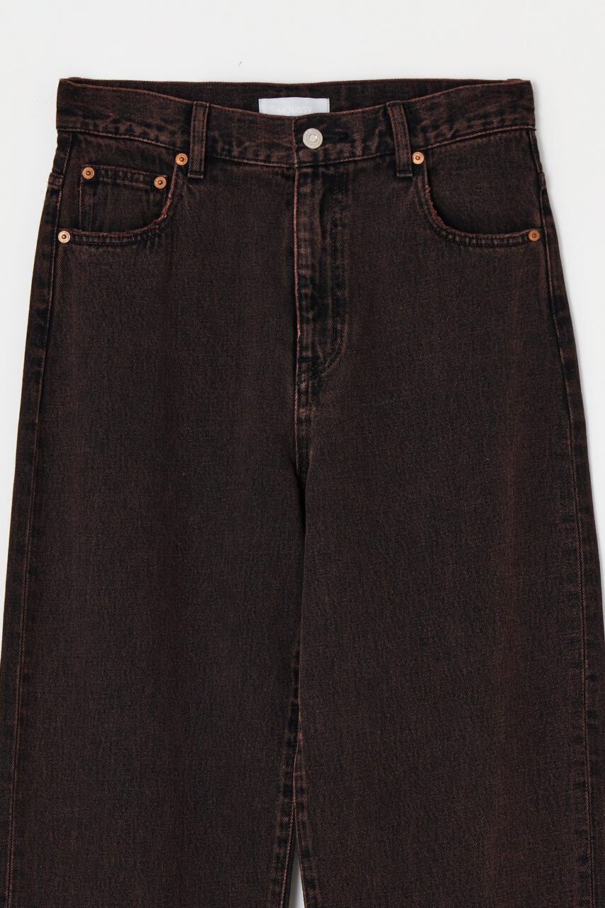 MOUSSY「MIDRISE LOOSE テーパード」|デニム|