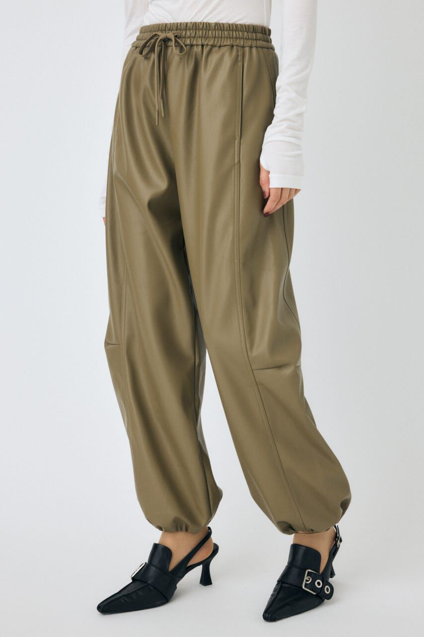 MOUSSY「F/LEATHER JOGGER パンツ」|その他|