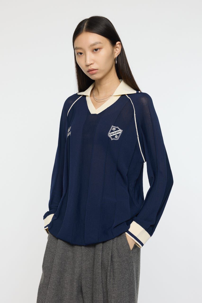 MOUSSY「KNIT GAME シャツ」|ニット・セーター|