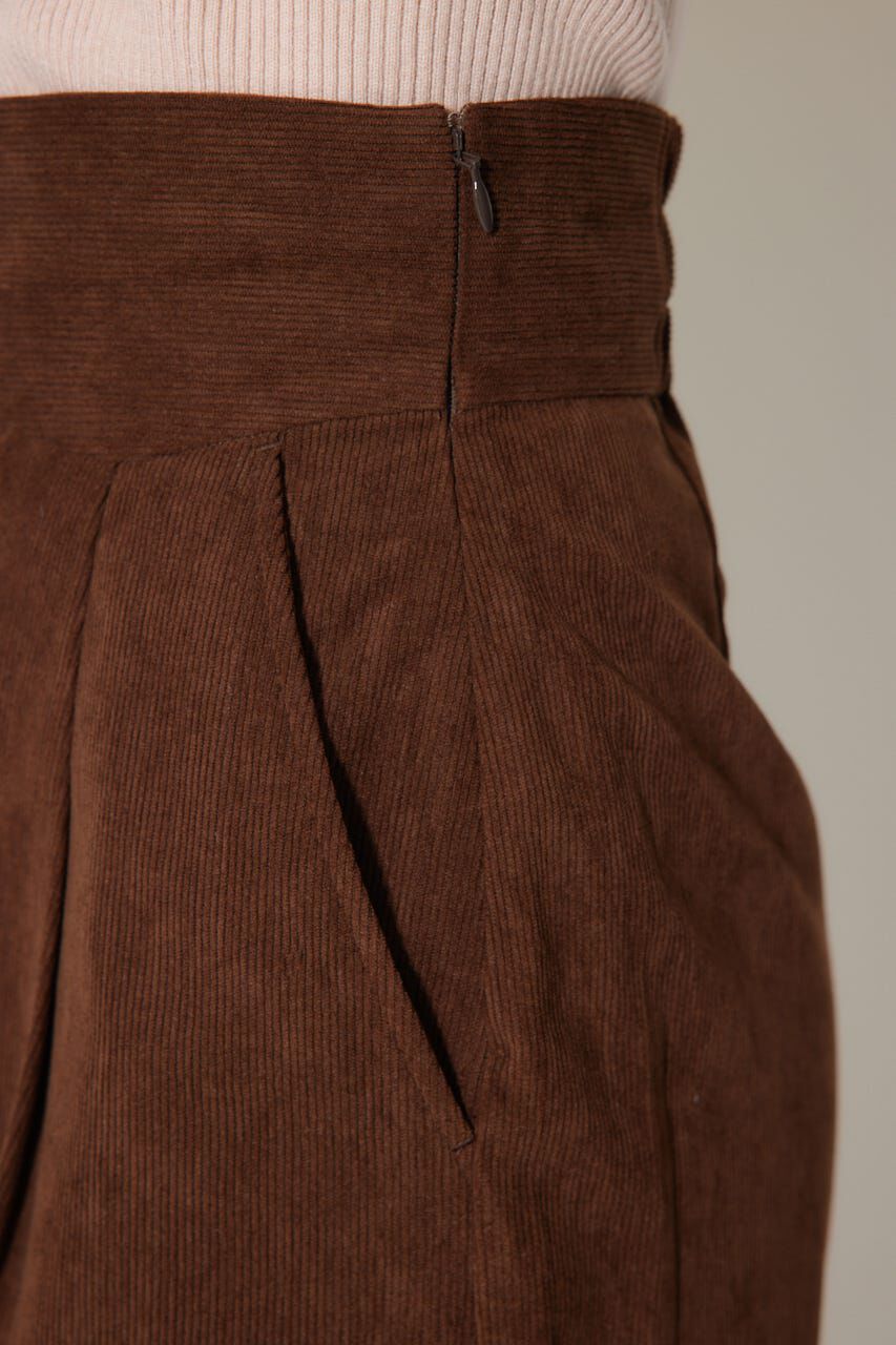 rienda「デザインウエストコーデュロイショートパンツ」|その他|