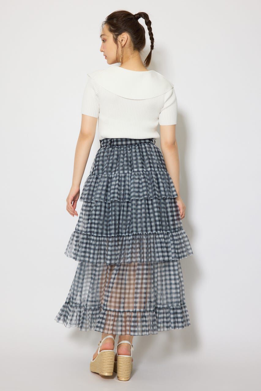 rienda「BIGカラーニットトップス」|ニット・セーター|