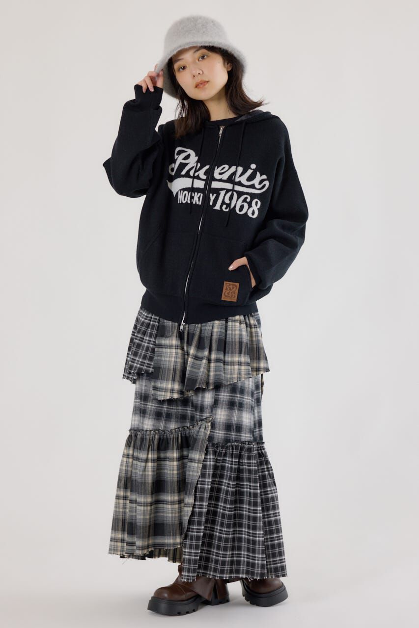 RODEO CROWNS「ジャガードニットジップパーカー」|パーカー|