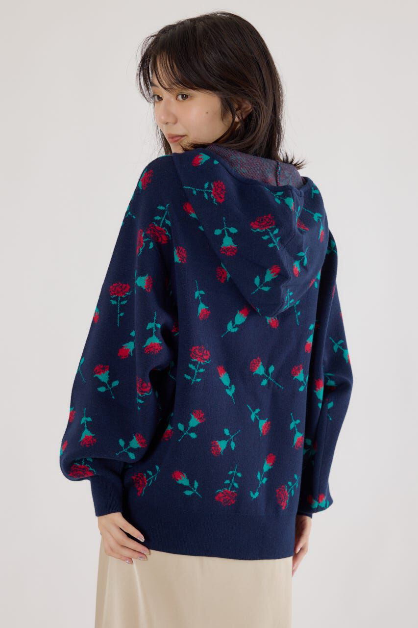 RODEO CROWNS「ジャガードニットジップパーカー」|パーカー|