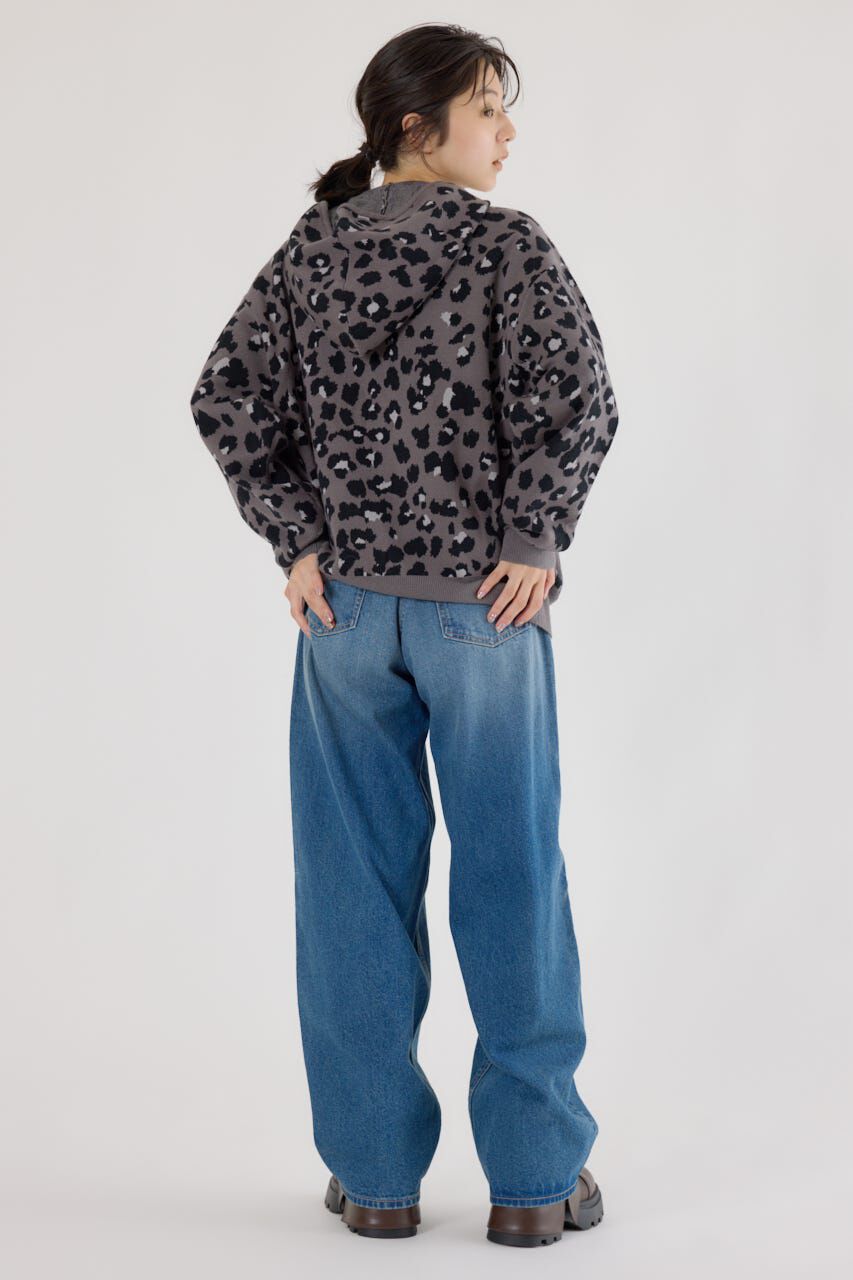 RODEO CROWNS「ジャガードニットジップパーカー」|パーカー|