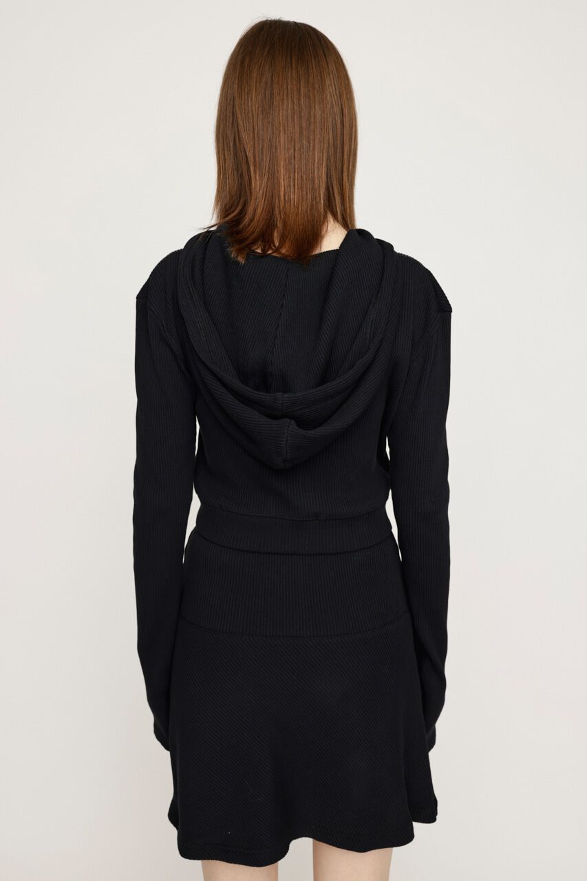 SLY「CROPPED HOODIE FLARE SK 2P」|ワンピース|