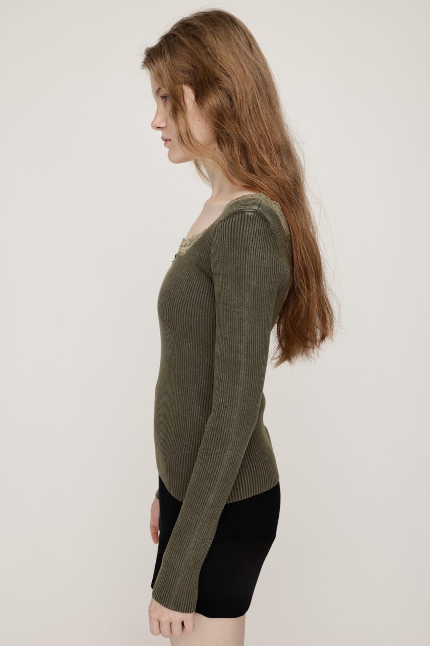 SLY「LACE DOCKING トップス」|ニット・セーター|