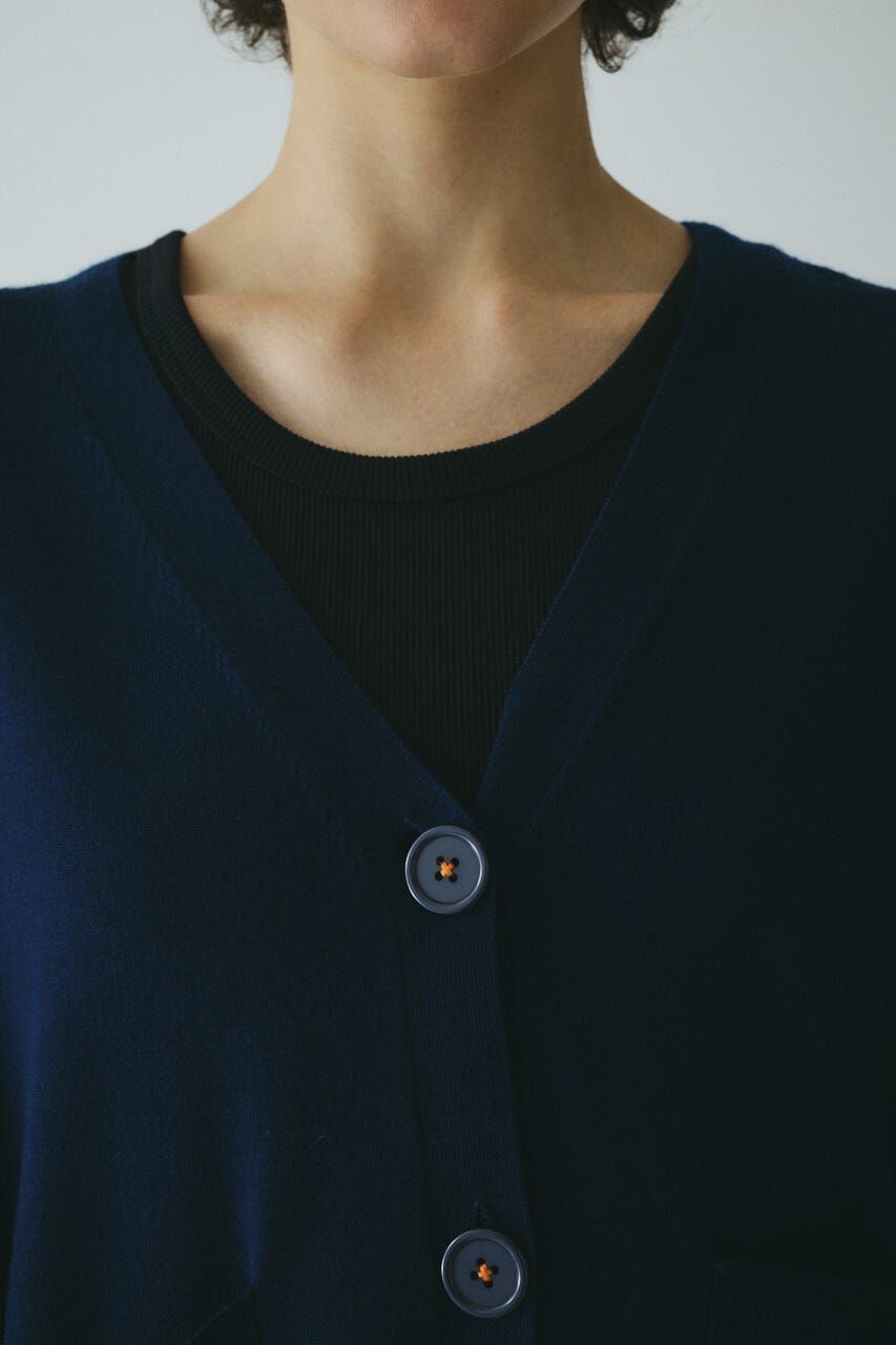 HeRIN.CYE「Bicolor knit cardigan」|カーディガン|