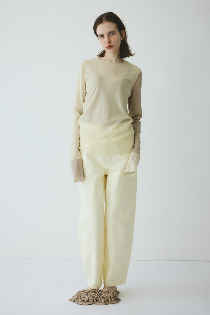 HeRIN.CYE「Bi color mesh inner tops」|Tシャツ・カットソー|