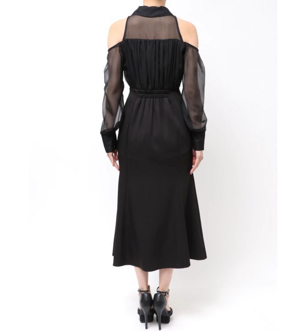 RESEXXY「シアースリーブシャツマーメイドワンピース」|ワンピース|