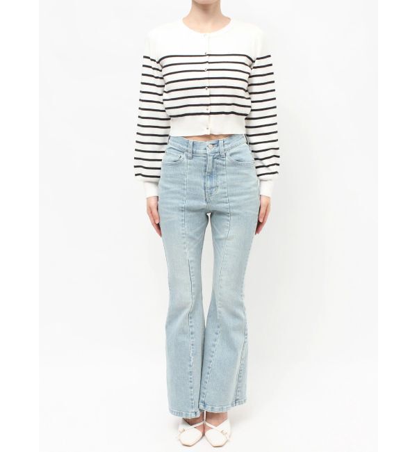 RESEXXY「クルーネックニットカーディガン」|カーディガン|