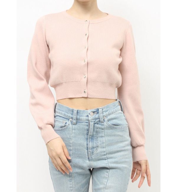 RESEXXY「クルーネックニットカーディガン」|カーディガン|